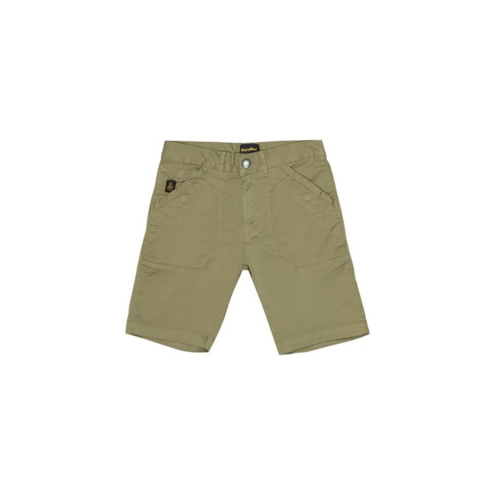 Refrigiwear Green Cotton Bermuda Men's Shorts